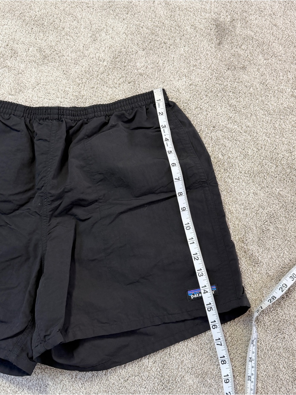 Patagonia Men’s Baggies Shorts 5" Brief Mesh Lined in Black L - Picture 11 of 13